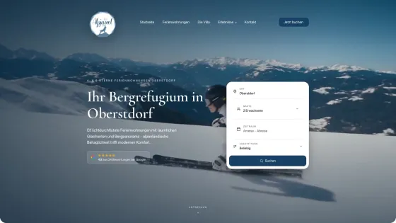 Villa Alpjuwel – Website