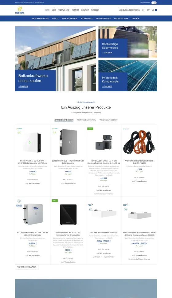 Basic Solar – Website