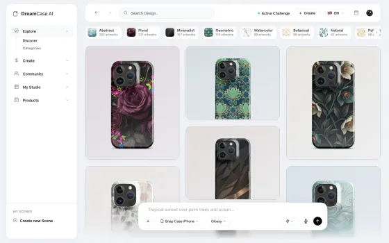 DreamCase AI – Website
