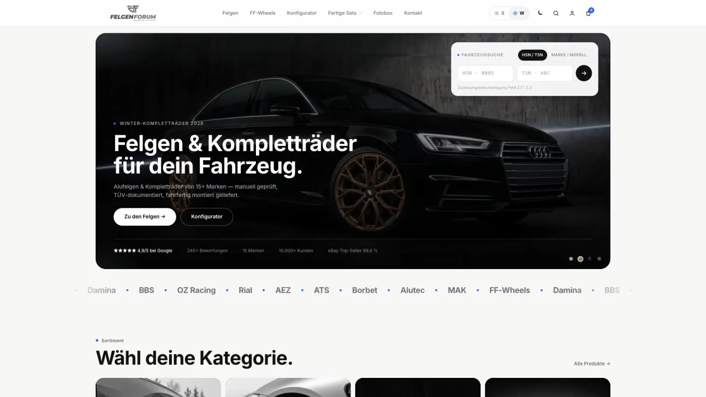 Felgenforum – Website