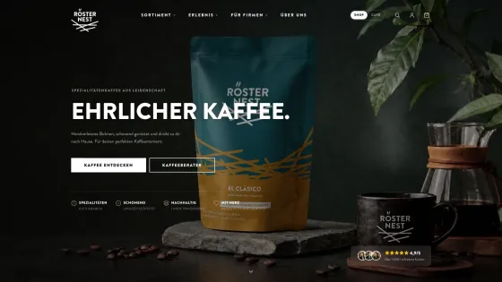 Röster Nest – Website